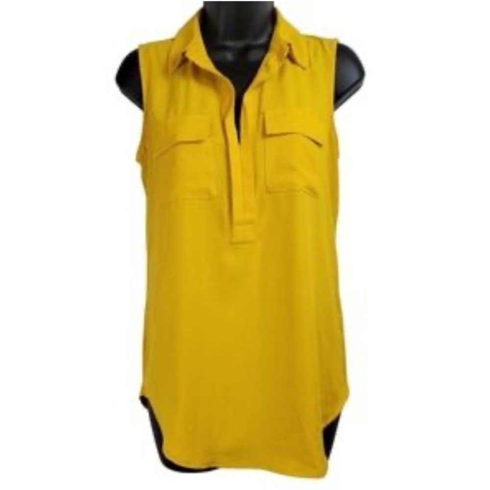 Yellow Sleeveless Women's Mustard top